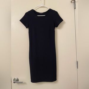 Navy blue t-shirt dress, small